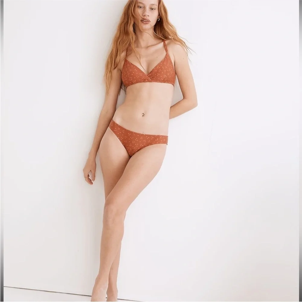 NWT Madewell Second Wave Classic Bikini Bottom‎ in Night Stars Size Small
